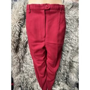 Pendleton Red‎ Dress Pants 100% Virgin Wool Women's Size 10